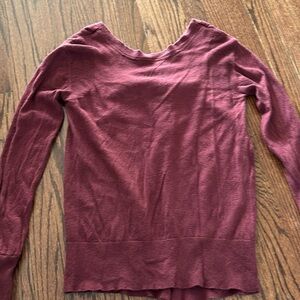 Lululemon burgundy maroon sweater